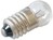 Gluehlampe 3.8V 300mA (D=11mm) E10 Kugelform