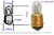 Light Bulb 12V 60mA (Short) SX3 SMF Special Midget Flange