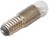 Gluehlampe 12V 120mA (6x21mm) E5.5/16 Kugelform