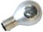 Light Bulb Mirrored 12.5V 3A Ba15d (35x58mm) Pear Shape