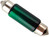 Soffittenlampe 24V 210mA 5W (11x44mm) S8.5 Gruen