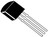 PNP Transistor 100mA 25V TO-92 Type BC308C