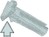 Einsteckfassung klar pfeilfoermig 16x17.8mm