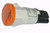 Glimmlampe 220VAC (D=15mm) FS 6.3x0.8mm Signalleuchte Gelb