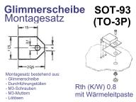 Mounting Kit for Insulation of Power Transistors SOT-93 TO-3P