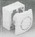 Aufputzrahmen RTS-65AP fuer Phasenanschnittdimmer