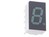 7.6mm LED-7-Segment-Display gruen 8mm 6.8mcd 20mA CA HDSP-7801
