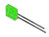 LED diffus gruen 2.5x7.5mm flach anreihbar