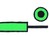 Hook-Up Wire YV (H05V-U) 0.5mm Green 10m