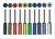 Schaltdraht  YV 0.8mm Sortiment 10 Farben je 2m