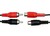Audio-Kabel 1.5m 2 Cinchstecker -> 2 Cinchkupplungen