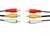Audioverbindungskabel 3pol Cinch 2m