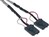 CD-ROM Kabel 4p Female/4p Female 0.5m