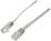 Patch-Kabel flach 7.5m PVC grau RJ-45 CAT.6A 10Gbit/s (UTP)