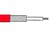 Neutrik Gitarrenkabel 1x0.22mm2 rot