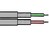 Stereokabel flach 2x0.14mm2 grau