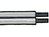 Double Core Flat Speaker Cable 2x1.5mm2 Transparent