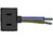 Netzkabel SPT 2xAWG18 2m schwarz Typ USA/2203 > offen