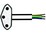 Netzkabel Td 3x1mm2  3m weiss Typ12 > offen