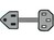 Netzkabel SVT/SJT 3xAWG18 2m grau Typ USA/2320  > 113