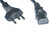 Netzkabel CH 3x1mm2 0.5m schwarz Typ 12/C13