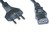 Netzkabel CH 3x1mm2 1m schwarz Typ 12/C13
