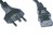Netzkabel CH 3x1mm2 2m grau Typ 12/C13