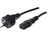 Netzkabel 3x0.75mm2 1.8m schwarz Typ Schuko/113 gerade