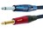 Instrumentenkabel schwarz 3 Meter, mit NP2C-Neutrik/NP2C-AU-SILE