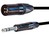 Mikrofonkabel schwarz 1,5 Meter mit NC3MXX-BAG/NP3X-BAG symmetri