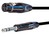 Mikrofonkabel schwarz 6 Meter mit NC3FXX-BAG/NP3X-BAG symmetrisc