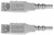 USB-Anschlusskabel A-A Male/Male 5m, 2x geschirmt