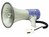 25W Megaphon 8x1.5V 2.2kg mit Hand-Mikrofon