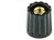 Knopf schwarz 10mm Achse=4mm