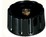 Knopf schwarz 36mm Achse=6mm