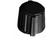 Knebelknopf schwarz 14mm Achse=4mm