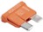 Auto-Flachsicherungseinsatz 40A 32V 6.3x0.8mm orange