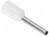 Adernendh&uuml;lsen 0.75mm mit Isolation weiss 100S Vogt 460208