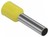 Cable-Sleeves 1mm2 Yellow Ins Crimp (100 Pcs) Vogt 460308