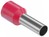 Adernendh&uuml;lsen 1.5mm mit Isolation rot 100Stk Vogt 460408