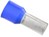 Adernendh&uuml;lsen 2.5mm mit Isolation blau 100Stk Vogt 460508