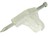 Cable Clip White with Nail Suitable Feeder Cables x100