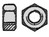 Hex Nuts M3 Steel x100