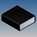 ABS Enclosure Black with Alu Front and Back 173x154x54mm Teko-Se