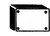 Kunststoff-Gehaeuse 102x54x42mm mit Aluminium Frontplatte