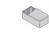 Kunststoff-Gehaeuse grau 100x25x50mm