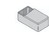 Kunststoff-Gehaeuse grau 112x31x62mm