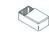 Kunststoff-Gehaeuse weiss 112x31x62mm