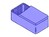 Kunststoff-Gehaeuse blau 150x50x80mm