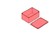 ABS Enclosure Red 72x50x19mm